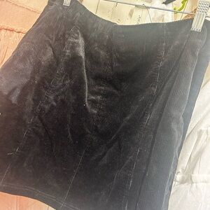 Francesca's Elegant Black Corduroy Trousers